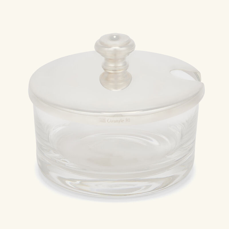 كريستوفل طبق الضيافة آلبي باللون الفضي 7 سم