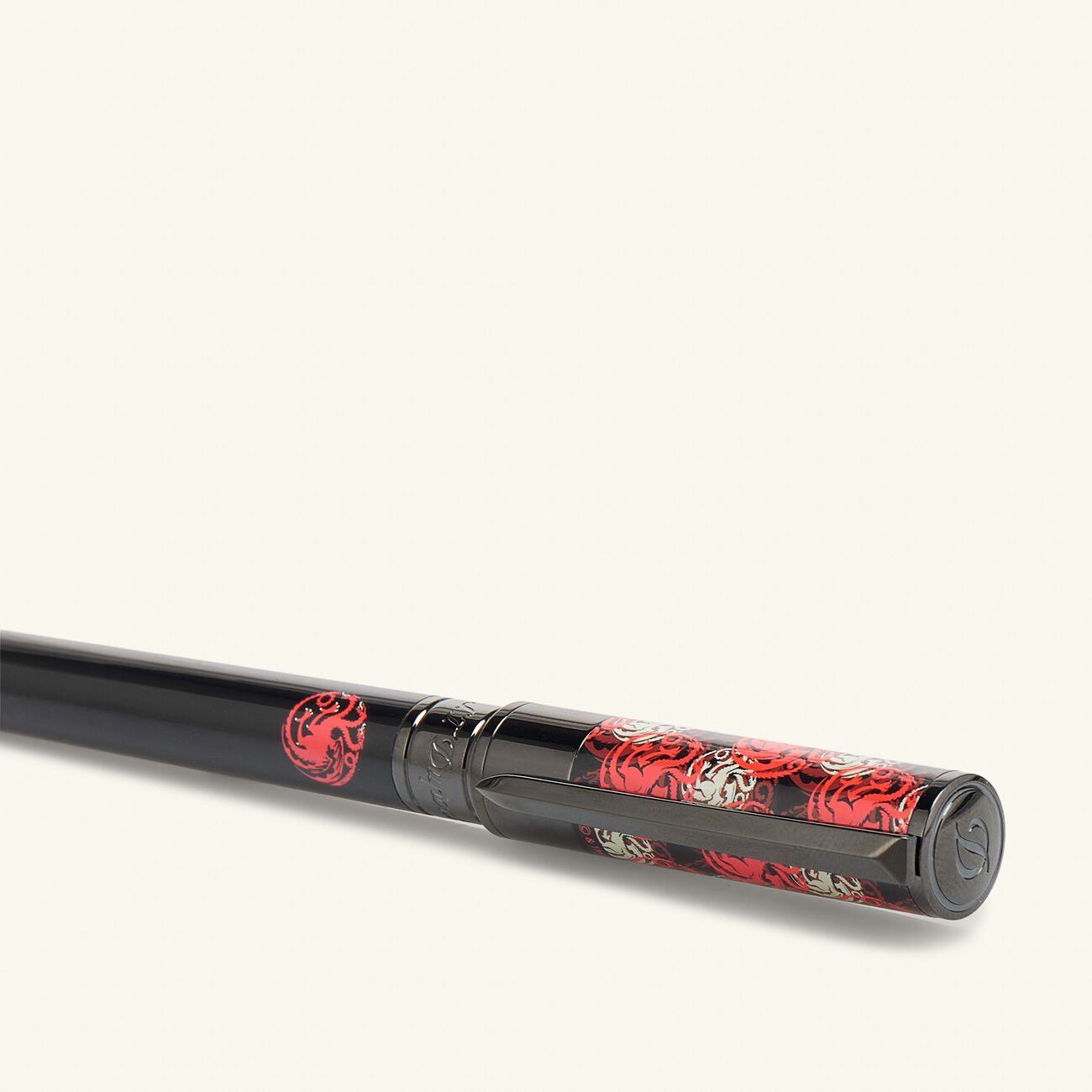 st dupont d initial rollerball pen black