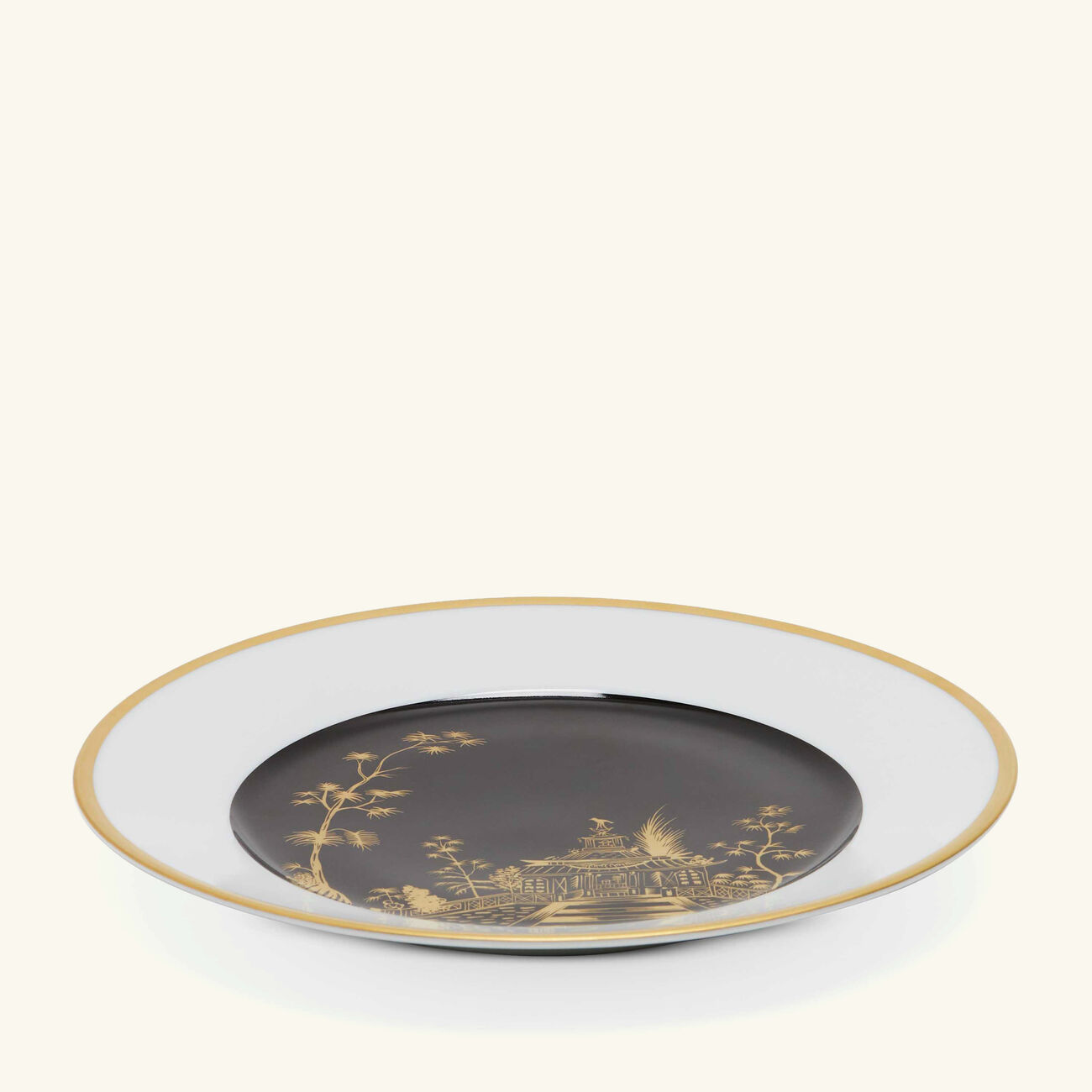 بينتو باريس طبق التقديم فيو كيوتو دائري أسود 21 سم