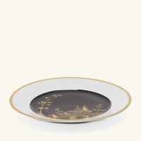 بينتو باريس طبق التقديم فيو كيوتو دائري أسود 21 سم