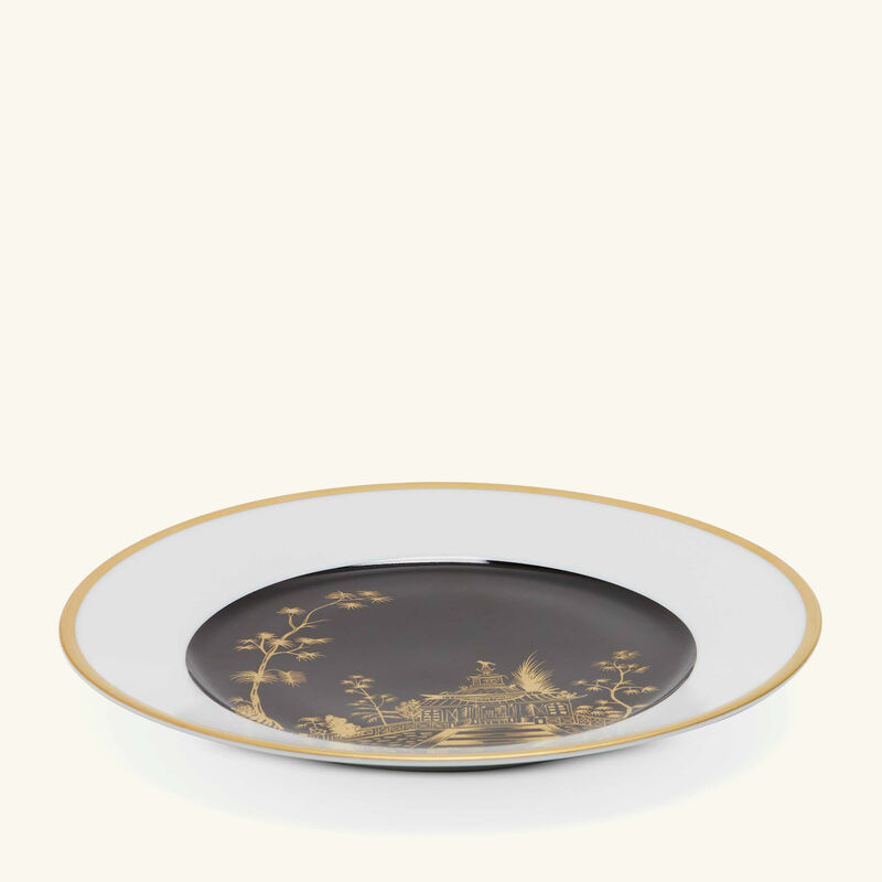 بينتو باريس طبق التقديم فيو كيوتو دائري أسود 21 سم