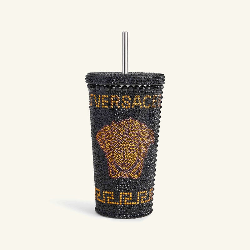 versace medusa travel cup black