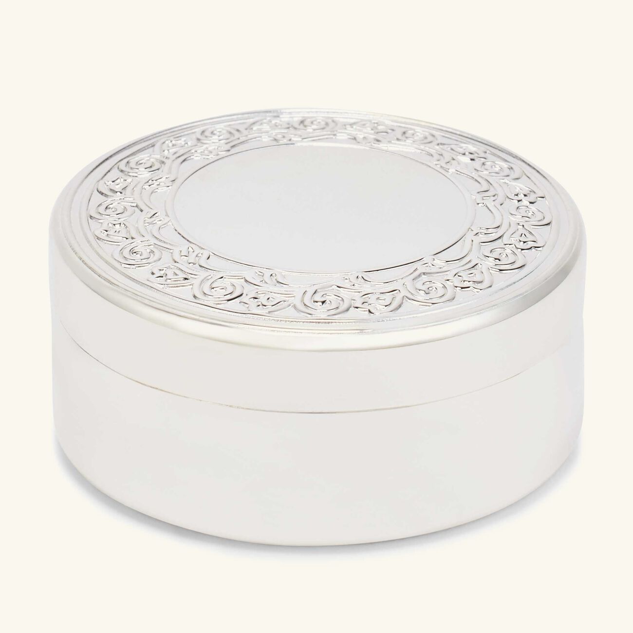 christofle frieze bonbonni re box round silver plated