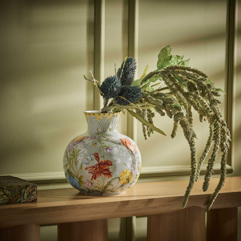 Giardino Dell’iris Vase Medium Grey ginori 1735 giardino dell iris vase medium grey