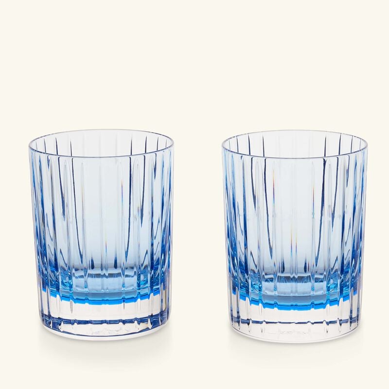 Harmonie Drinking Glass Blue Set Of 2 baccarat harmonie drinking glass blue set of 2