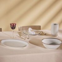 كريستوفل طبق السلطة مالميزون باللون الفضي 25 سم