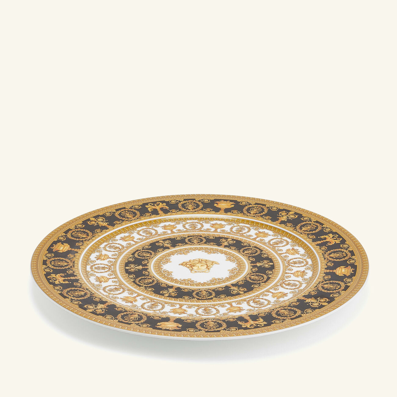 I Love Baroque Charger Plate Round Gold 33cm versace i love baroque charger plate round gold 33cm