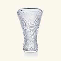 Zebra Vase Large Clear Limited Edition lalique zebra vase large clear limited edition