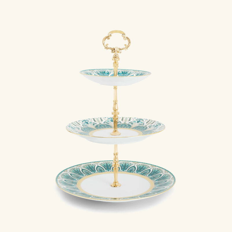 haviland r ves du nil 3 tier cake stand