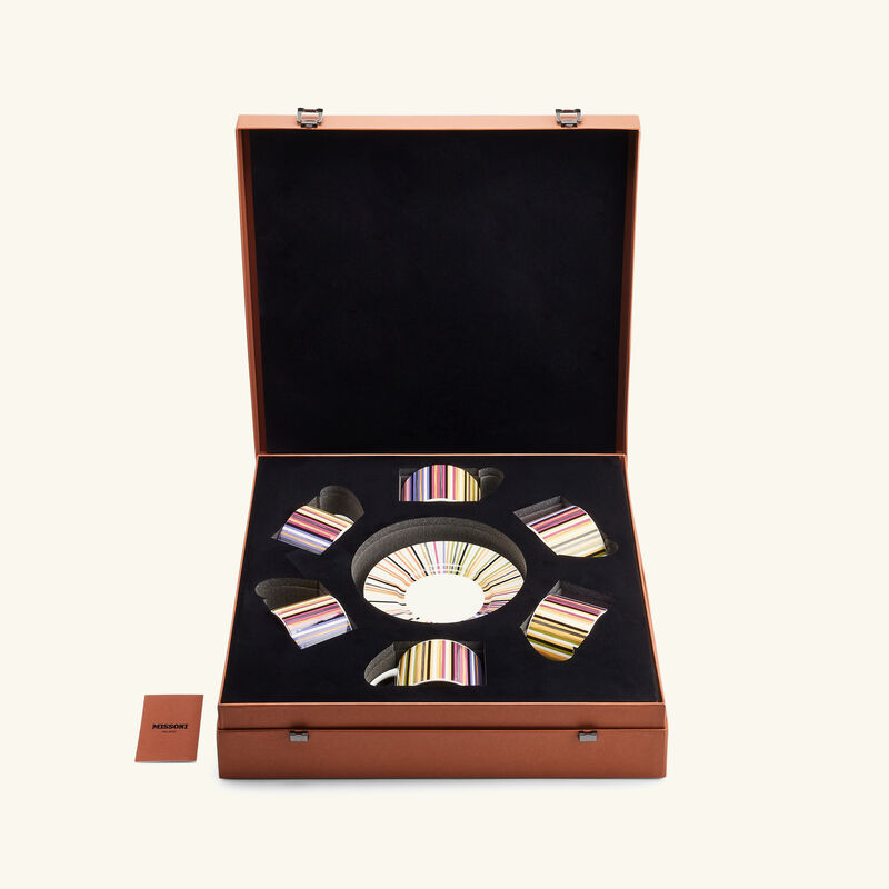 missoni home jenkins tea cup   saucer set of 6