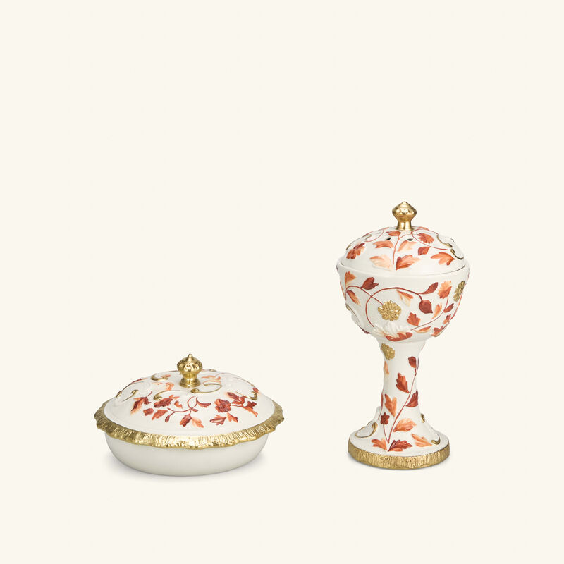 villari taormina incense burner red