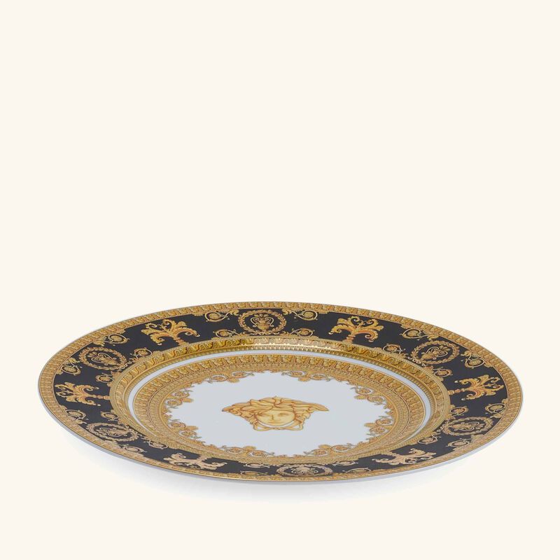 I Love Baroque Nero Bread & Butter Plate Round Black 27cm versace i love baroque nero bread butter plate round black 27cm