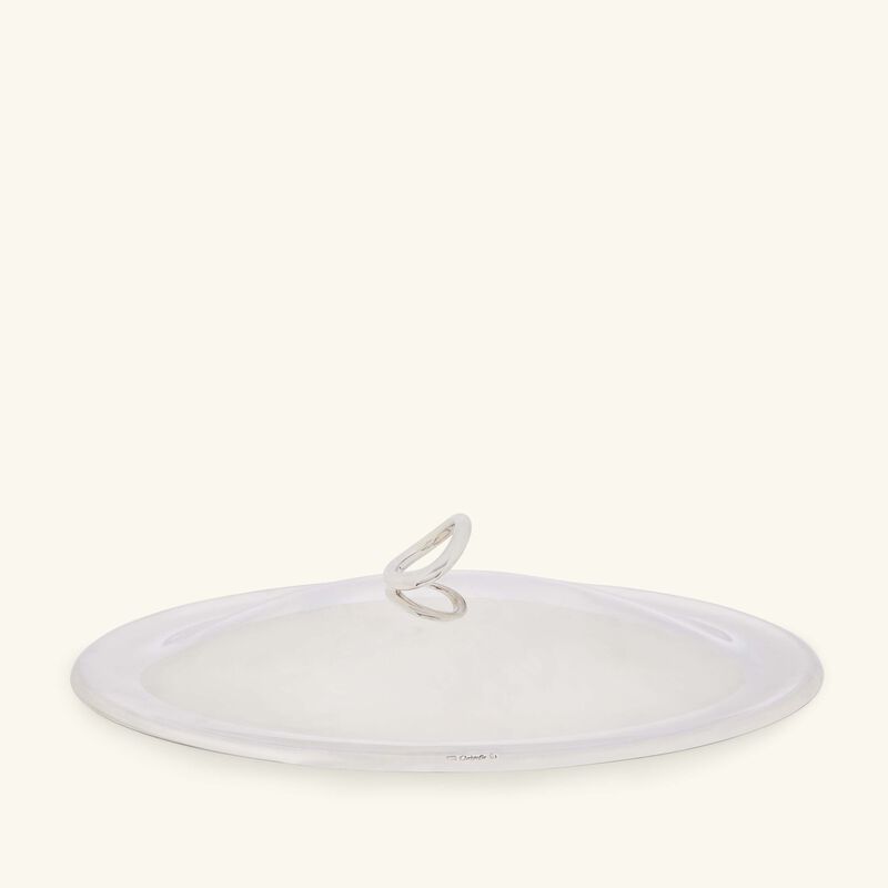 Vertigo Cover Oval Silver Plated christofle vertigo cover oval silver plated