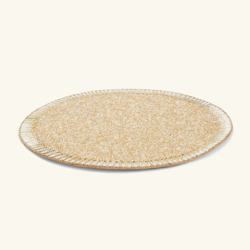 kim seybert bevel placemat gold
