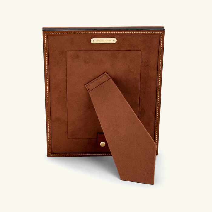 ralph lauren home bailey picture frame brown 12x17cm