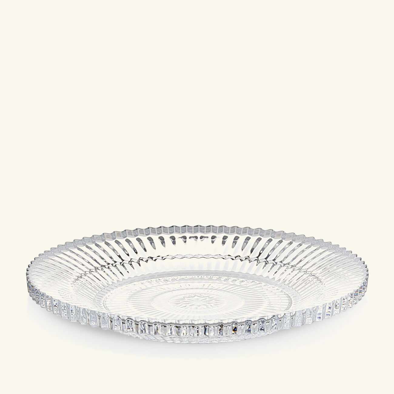 باكارا طبق ميل نوي دائري شفاف 12 سم