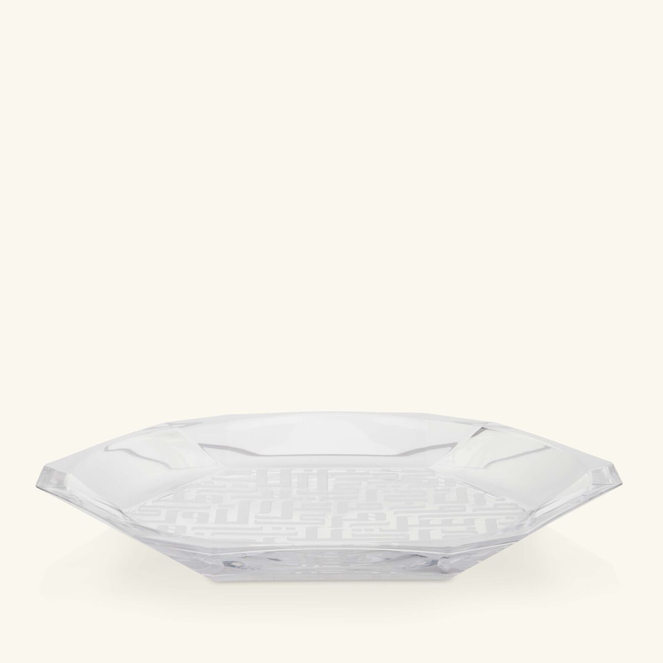 دملاج الطبق السفلي دار بتصميم دائري شفاف 32 سم