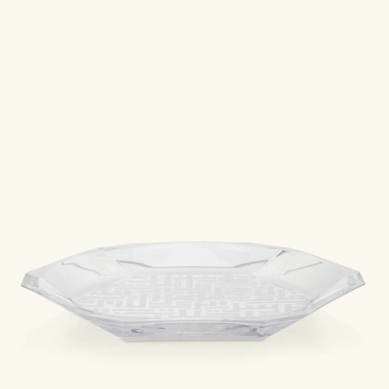 دملاج الطبق السفلي دار بتصميم دائري شفاف 32 سم