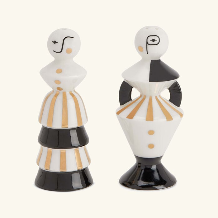Vienna Salt & Pepper Shakers White jonathan adler vienna salt pepper shakers white