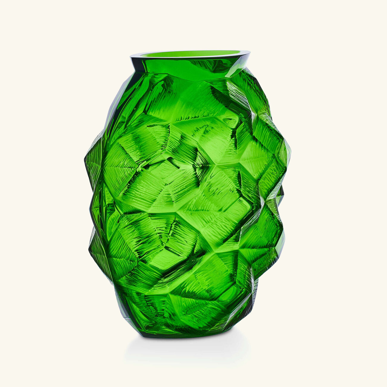 Tortue Vase Medium Green lalique tortue vase medium green