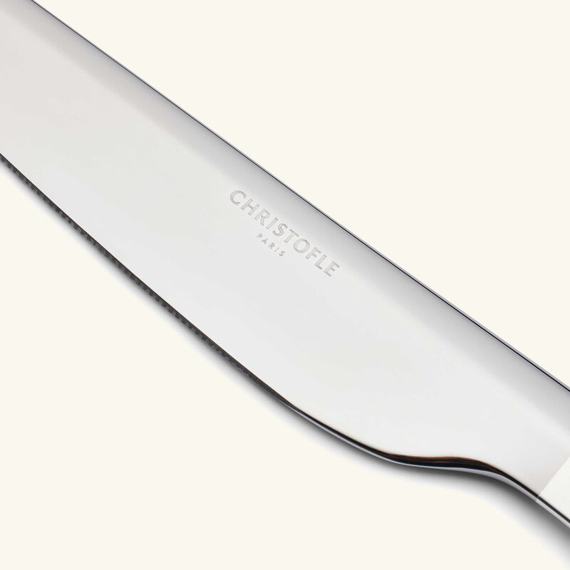 christofle infini serrated dinner knife silver plated
