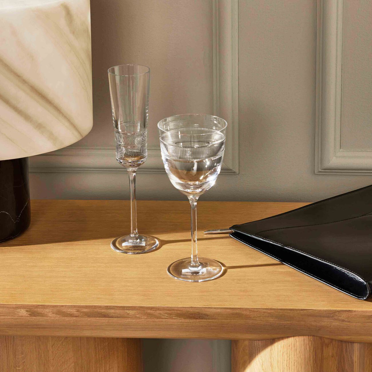 ralph lauren home remy champagne glass clear