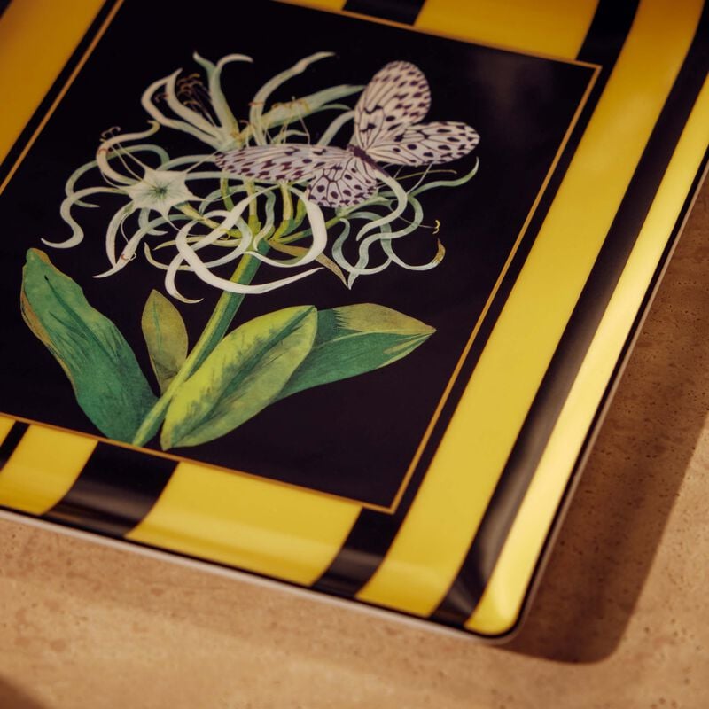 طبق الضيافة ناتورا جونكيل دو مير مستطيل أسود 22 سم برناردو طبق الضيافة ناتورا جونكيل دو مير مستطيل أسود 22 سم