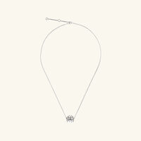 christofle patte de lion necklace sterling silver small