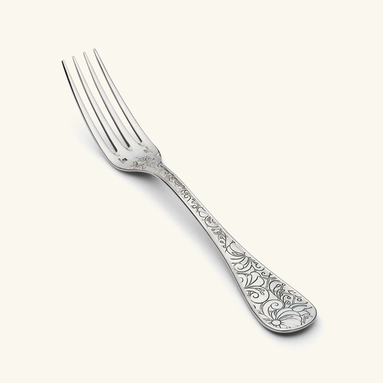 كريستوفل شوكة الطعام جاردان ديدن باللون الفضي