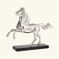 christofle lunar new year horse sculpture silver plated