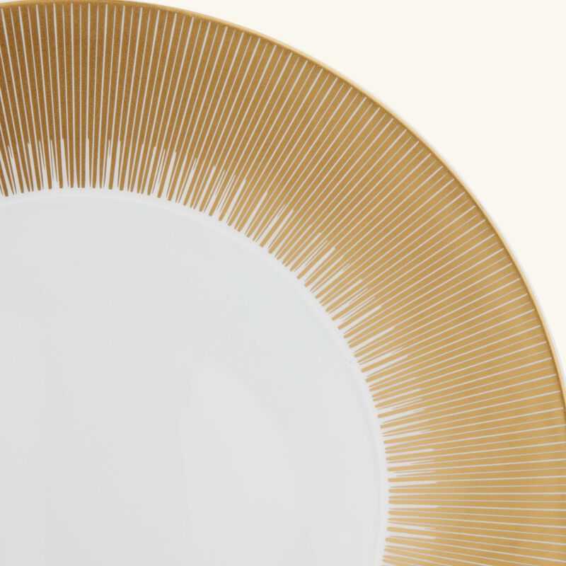 برناردو طبق الضيافة سول دائري باللون الذهبي 31 سم