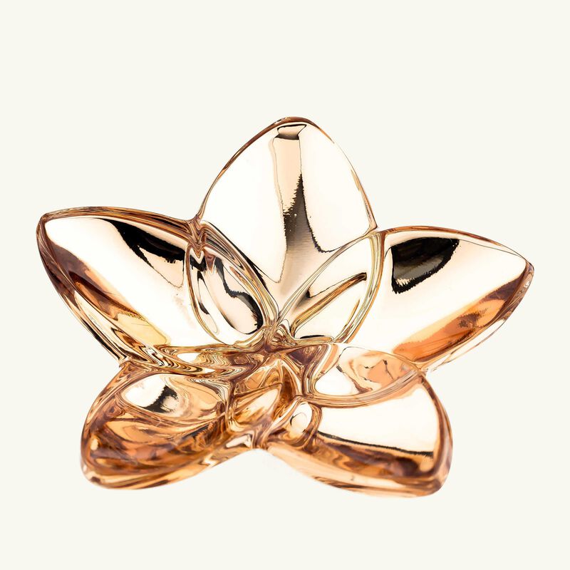 baccarat the bloom collection figurine mini gold