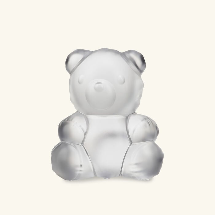 Teddy Air Sculpture Large Clear lalique teddy air sculpture large clear