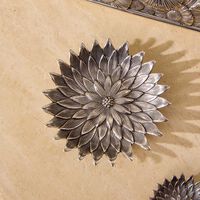 وعاء على شكل شقائق النعمان فضي بحجم صغير بوتشيلاتي وعاء على شكل شقائق النعمان فضي بحجم صغير