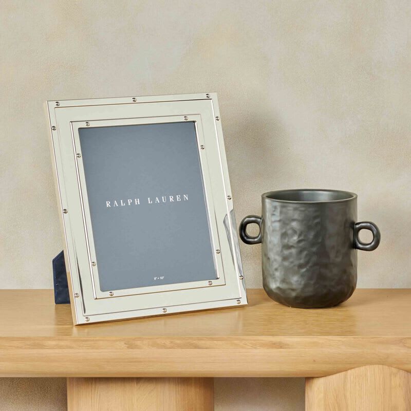 Bleecker Picture Frame Silver Plated 20x25cm ralph lauren home bleecker picture frame silver plated 20x25cm