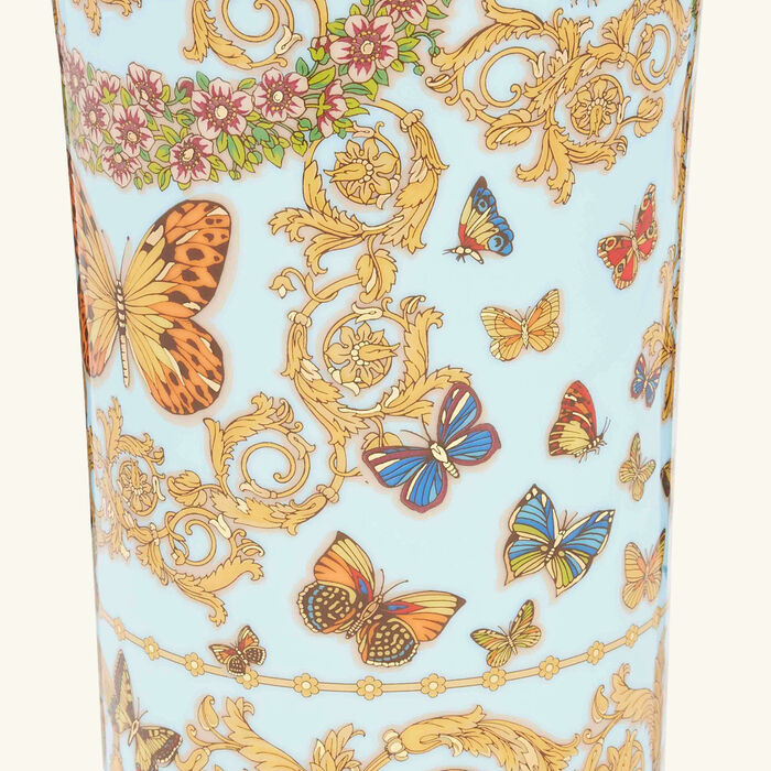 le jardin de versace vase medium blue