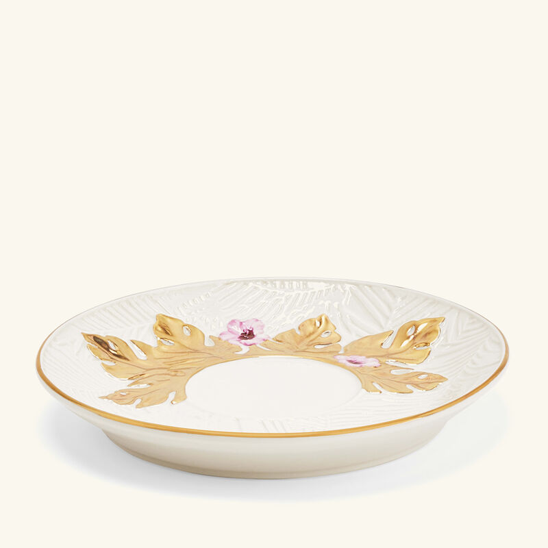 villari acapulco tea cup   saucer clear