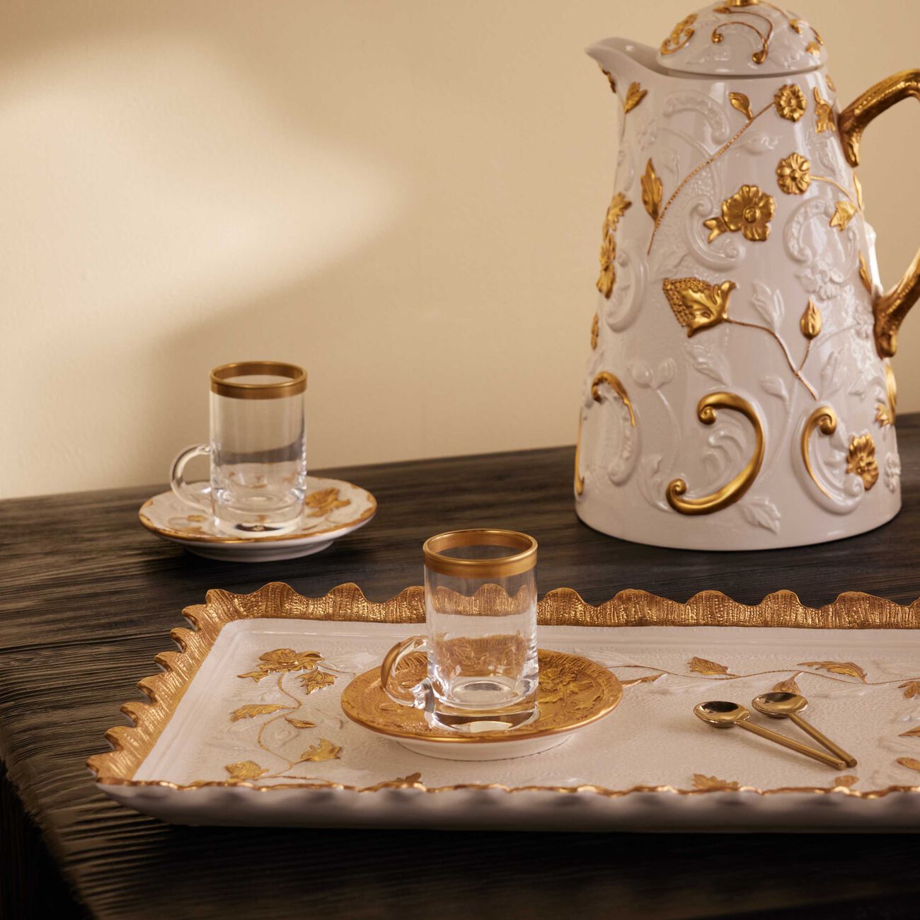 Taormina Arabic Tea Cup Gold villari taormina arabic tea cup gold