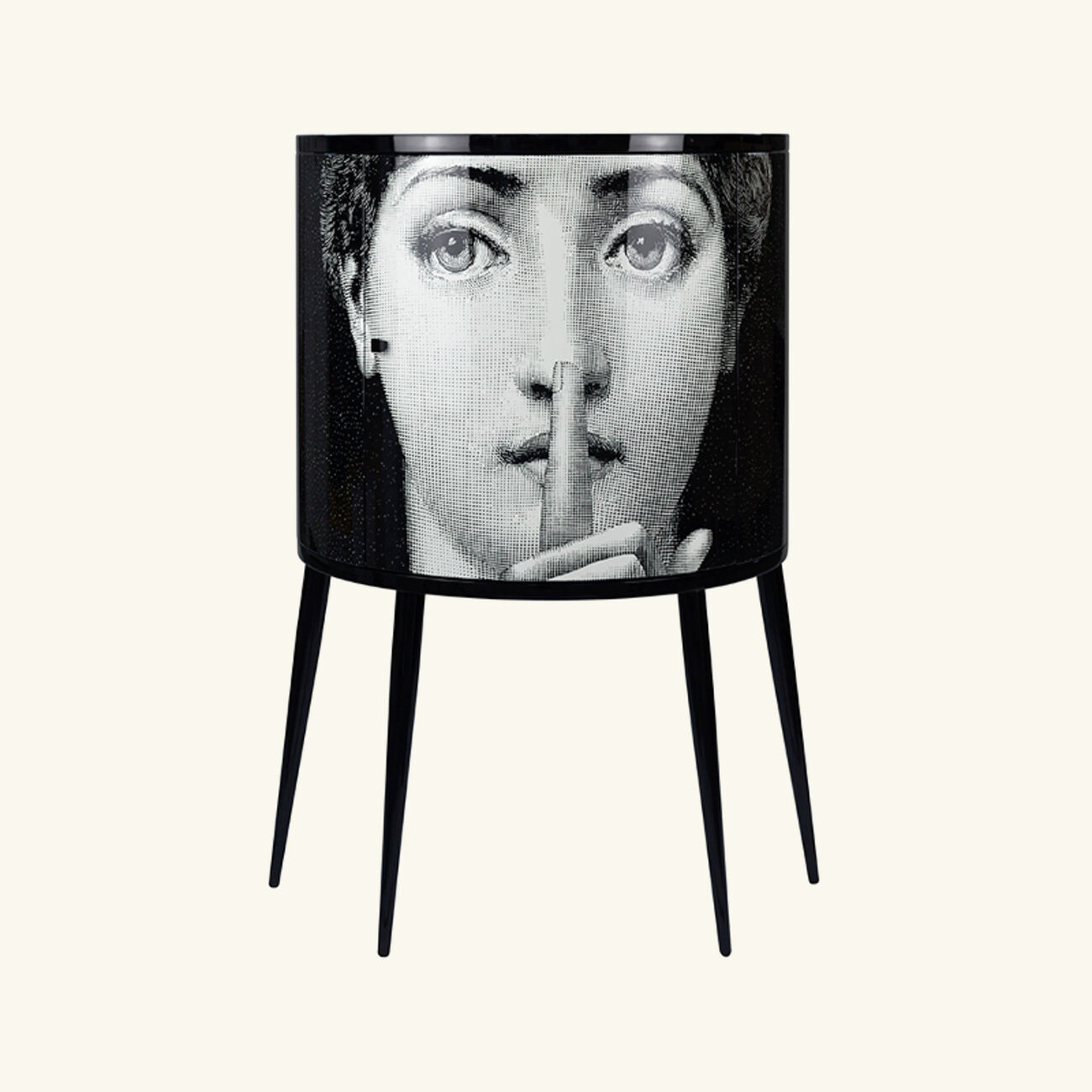 Silenzio Consolle Grey fornasetti silenzio consolle grey