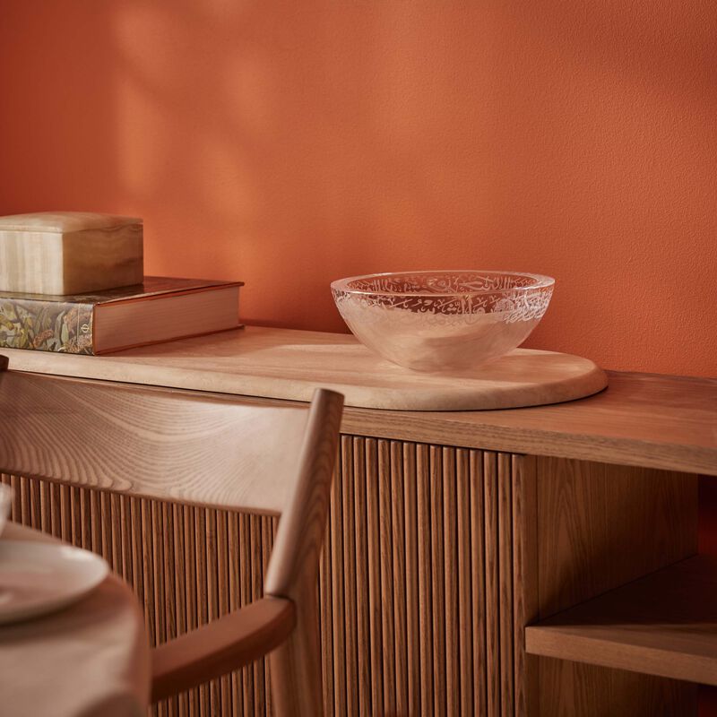 وعاء "ثلث" الشفاف للتقديم دملاج وعاء ثلث الشفاف للتقديم