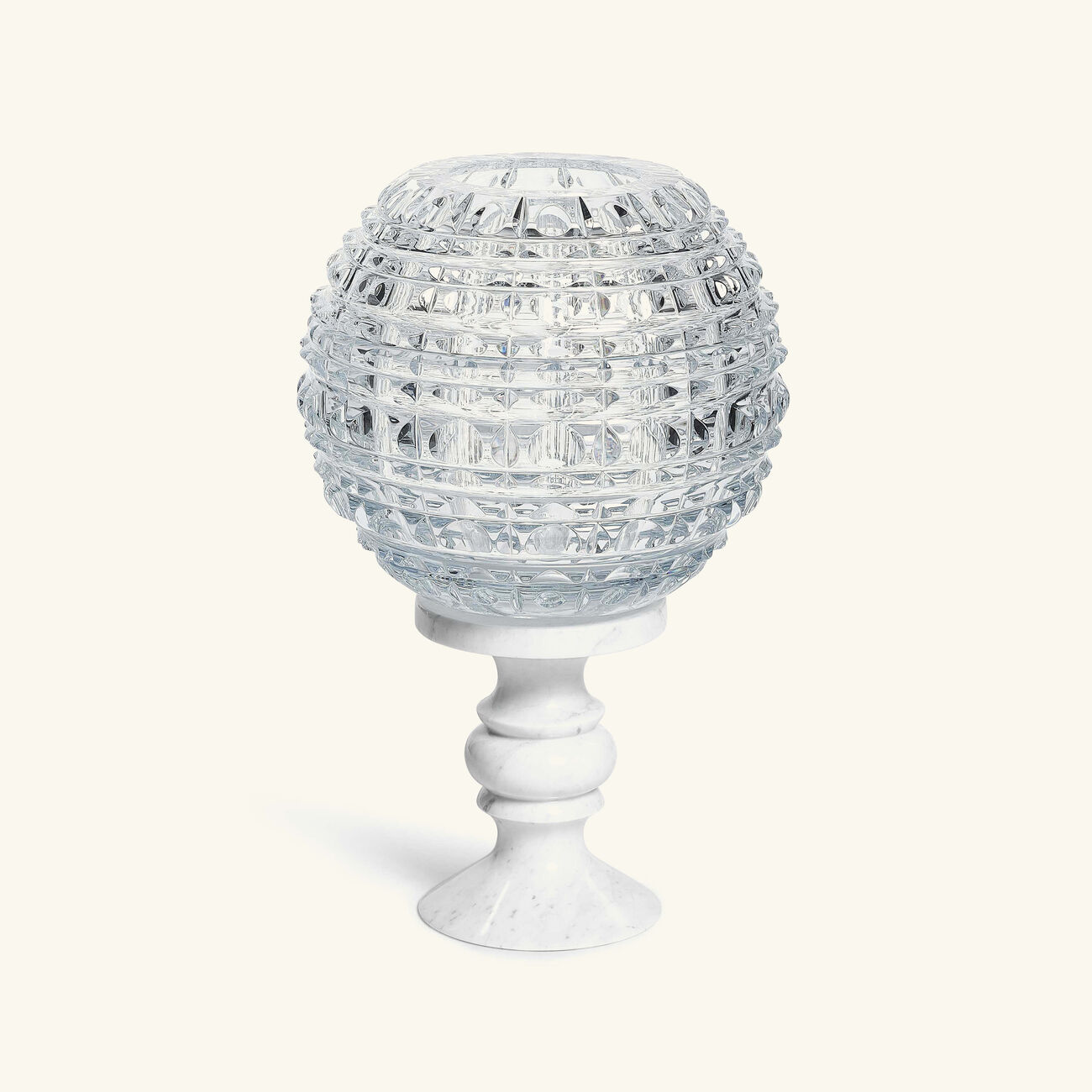 باكارا مزهرية نيو آنتيك سولار الشفافة   بالحجم الكبير جدًا