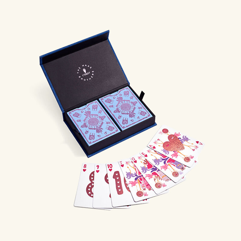 l objet haas playing cards set of 2