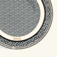 versace la greca signature charger plate round 33cm