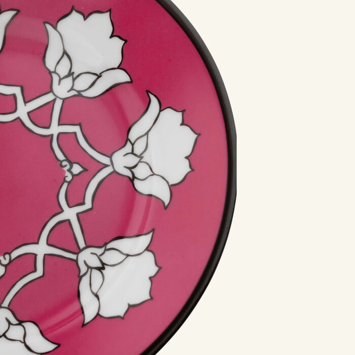 pinto paris jaipur bread plate round pink 15cm