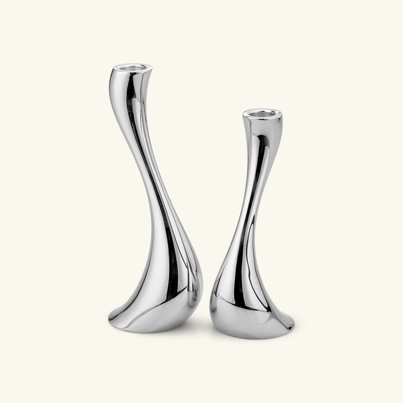 Cobra Candleholder Silver Set Of 3 georg jensen cobra candleholder silver set of 3