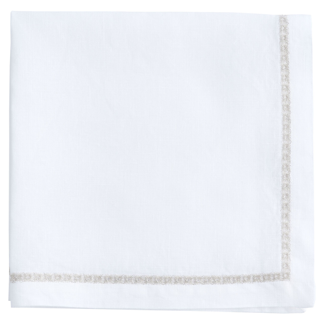 كاترين دينوال مجموعة روزلي من الكتان باللون الفضي