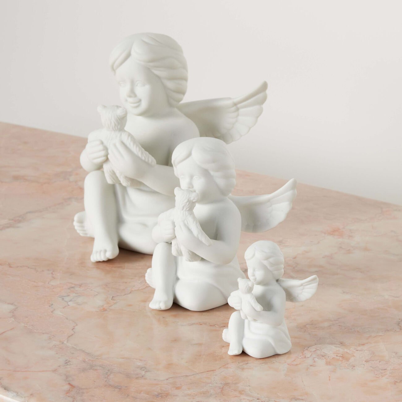 Weiss Matt Angel Figurine Mini White rosenthal weiss matt angel figurine mini white