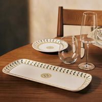 برناردو صينية تقديم الكيك كونستانس مستطيلة خضراء 37 سم