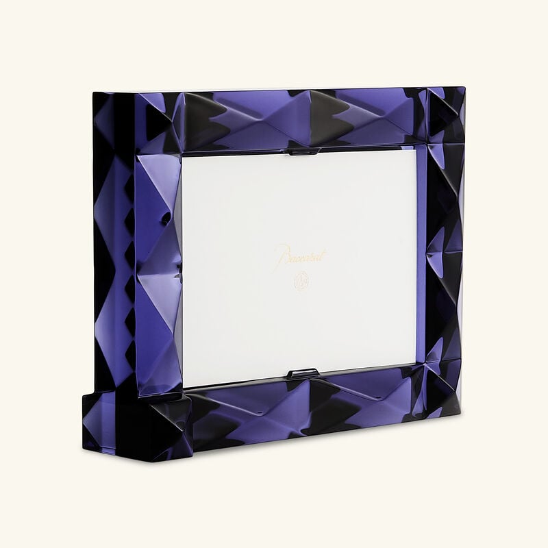 Louxor Picture Frame Blue 10x15cm baccarat louxor picture frame blue 10x15cm
