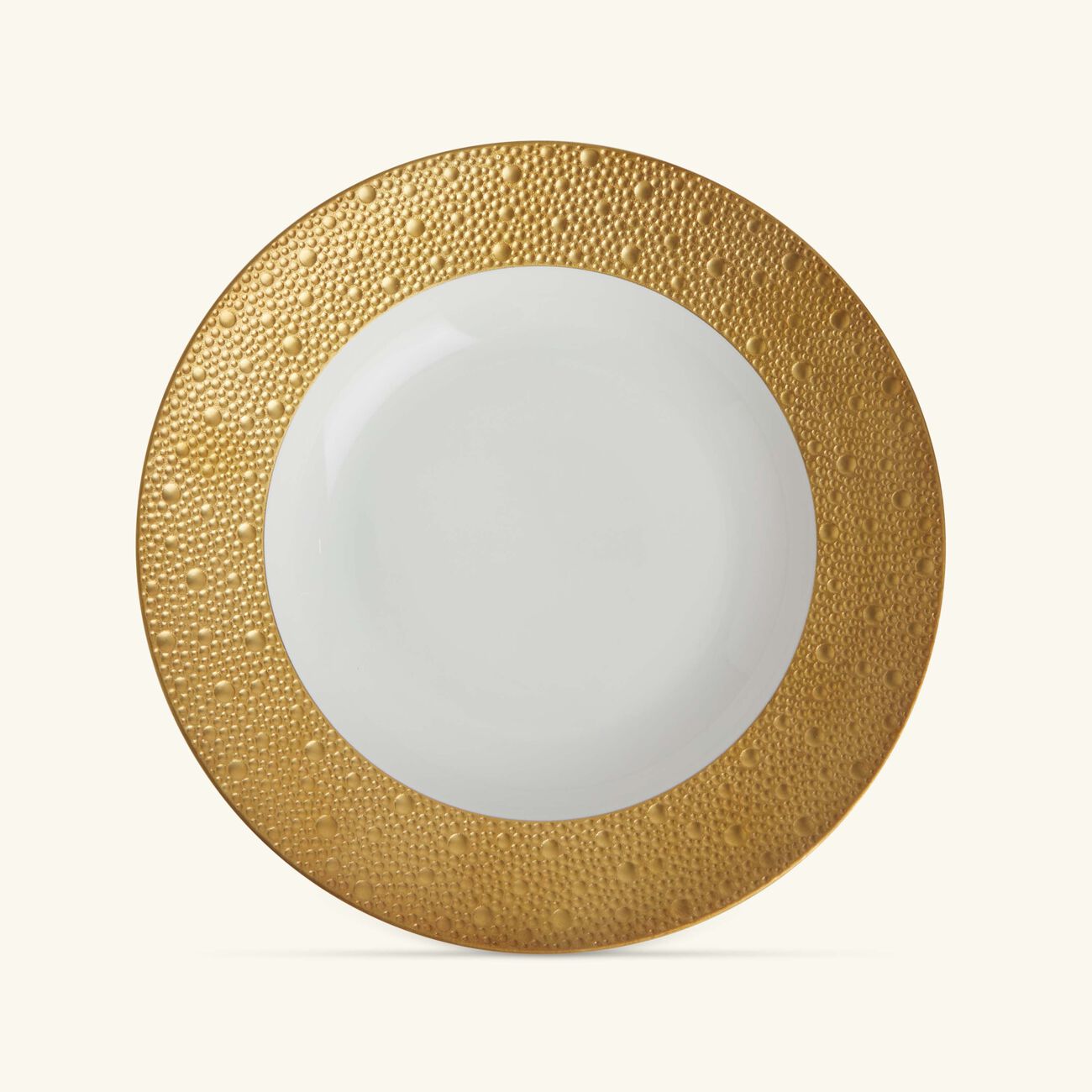 برناردو طبق الحساء إكيوم دائري باللون الذهبي 22 سم